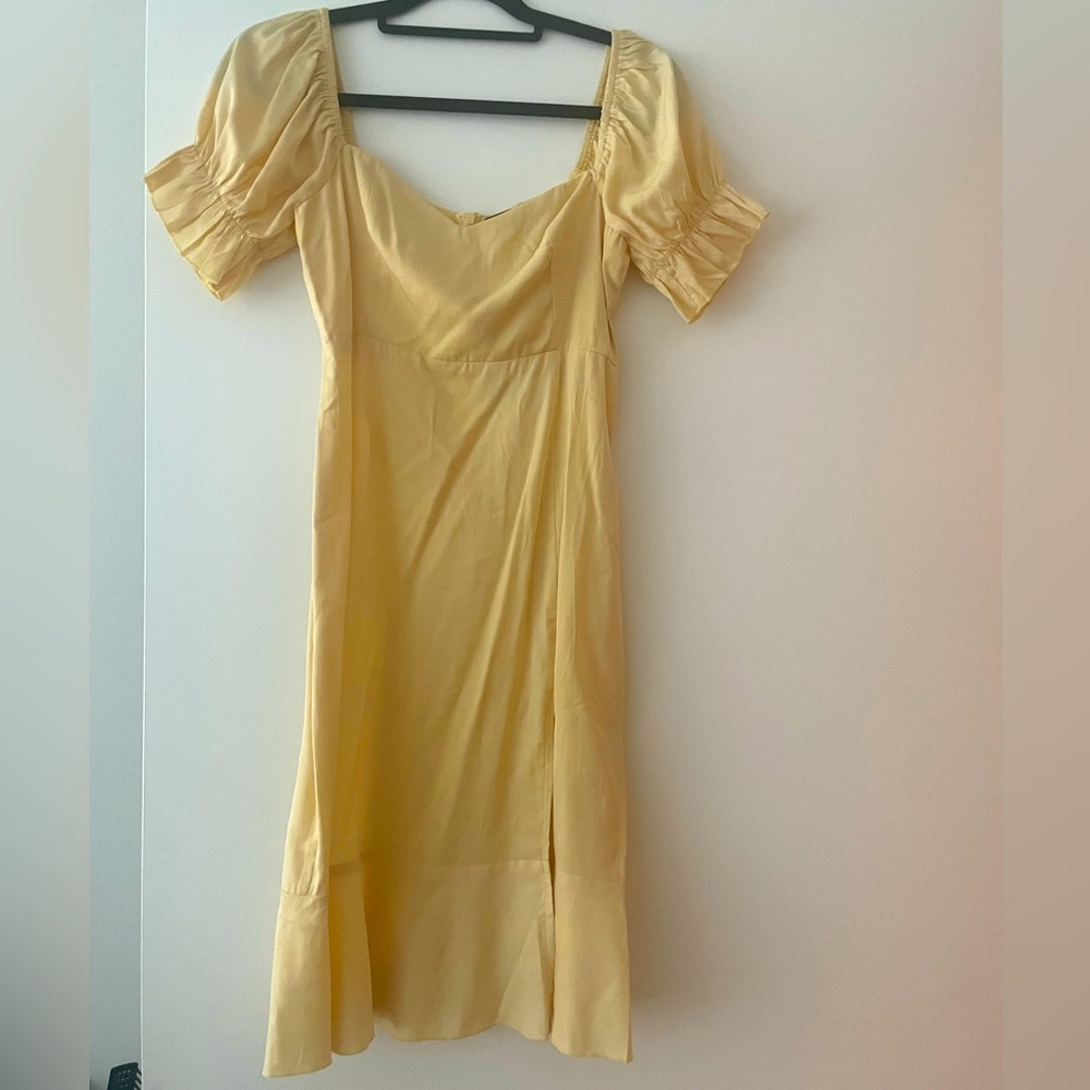 SHEIN light yellow dress